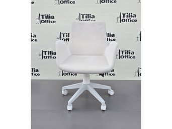 Maki Çalışma ve Çocuk Koltuğu Beyaz Ayak Beyaz